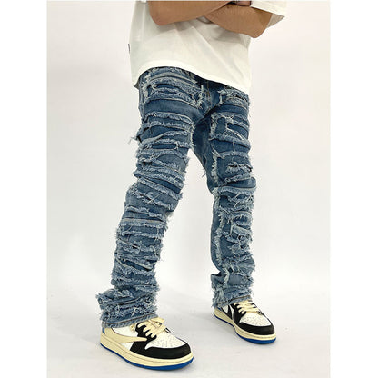 BSG denim flare sky blue